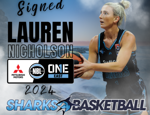 SHARKS SUPERSTAR LOCKED AND LOADED FOR NBL1 EAST 24!