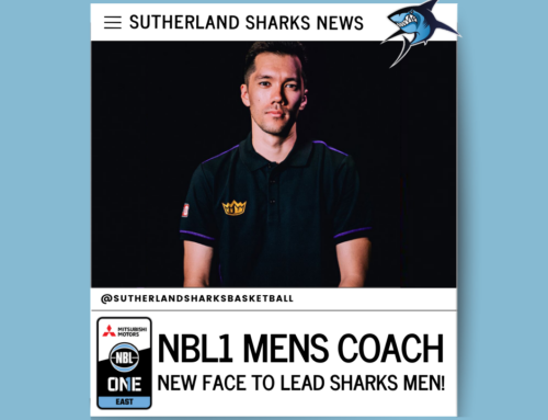 NEW FACE TO LEAD SHARKS NBL1 MEN IN 2025!