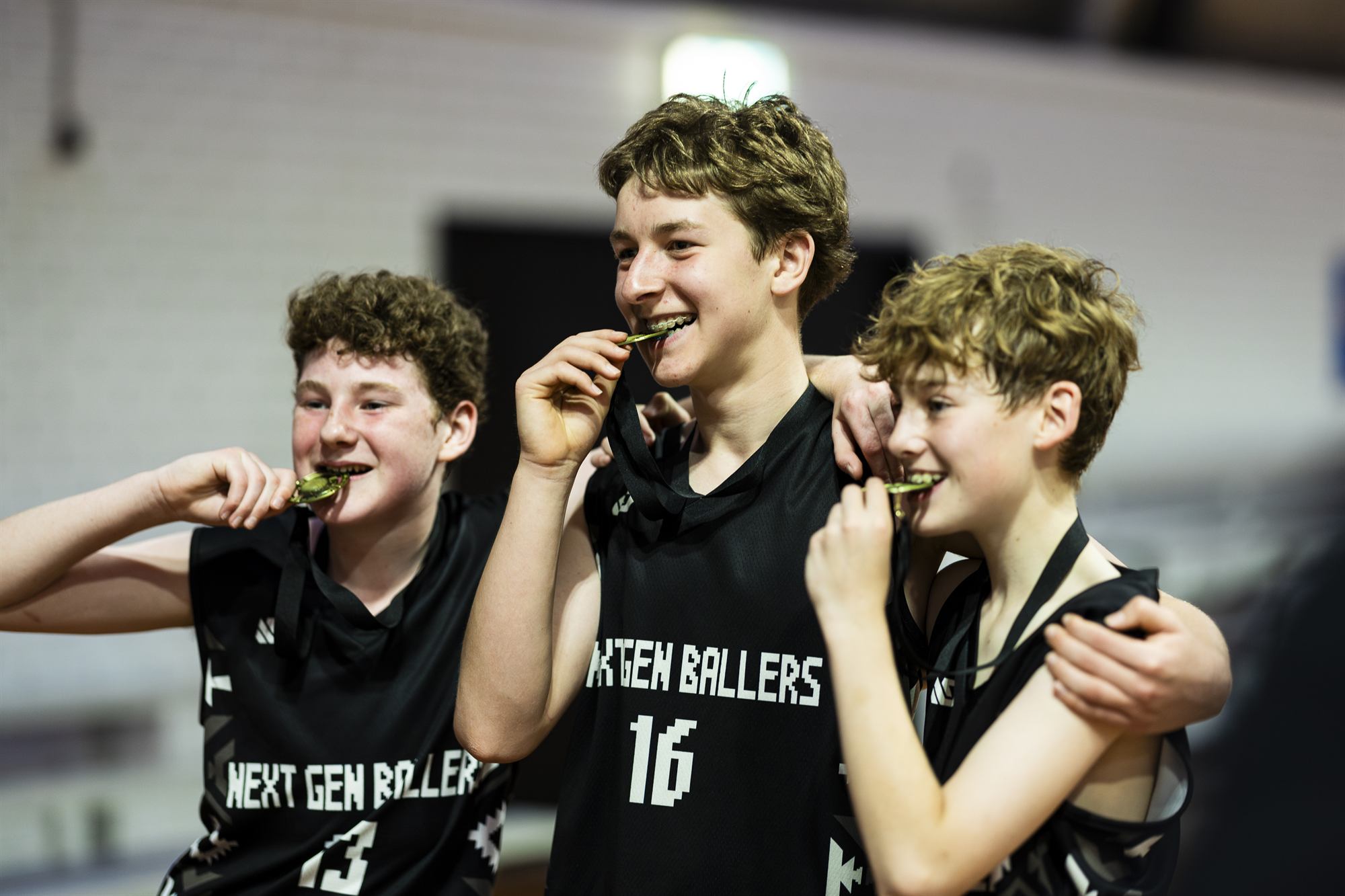 Junior players at Winter Local Comp GFs